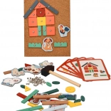 Planche en liège à clouer - Aventure à la ferme