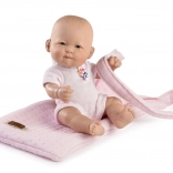 Poupée réaliste bébé Guca avec corps en vinyle intégral - 25 cm