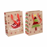 Sac cadeau en papier taille S de Noël 23,5 × 17,5 × 8 cm