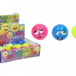 Balle lumineuse avec visage 5,5 cm