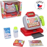 Caisse enregistreuse à piles au design tchèque 20 cm