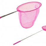 Épuisette télescopique rose pour papillons et petits poissons 85 cm