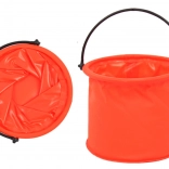Seau multifonction pliant PVC orange