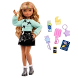 barbie dream besties zia – poupée mode avec accessoires de coiffure