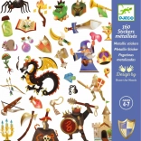 Djeco autocollants métallisés – Royaume