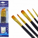 Ensemble de pinceaux artistiques 5 formes