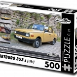 Puzzle Retro-Auta Wartburg 353 (1984) 500 pièces