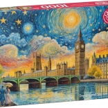 Cherry Pazzi puzzle ciel impressionniste au‑dessus de Londres 1000 pièces