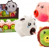 Articulation d’animal Lion Cochon Vache Figurine antistress souple MIX