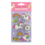 Autocollants de fenêtre transparents réutilisables – espace, dinosaures et licornes