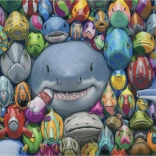 Puzzle poissons marins multicolores 1000 pièces