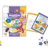 Coloriage magique à l’eau – bloc, 4 feuilles – Dinosaures