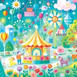 Puzzle YAZZ ville colorée 1000 pièces