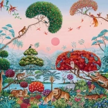 Puzzle Jardin exotique 1500 pièces