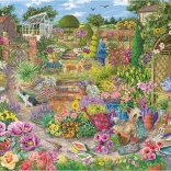 Puzzle Jardin en fleurs 1000 pièces de Gibsons