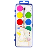 aquarelles licorne avec pinceau