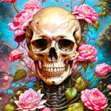 Puzzle ENJOY Squelette de jardin 1000 pièces