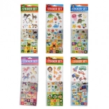 Lot d’autocollants – mix de 3 types (classiques, scintillants et 3D)