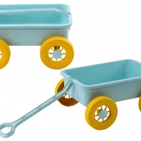 Chariot jouet pastel turquoise pour le sable