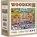 WOODEN CITY Puzzle en bois Le monde étonnant des animaux 1010 pièces