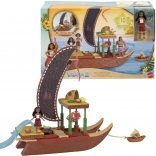 Set figurine et accessoires Disney VAIANA 2 Adventure Canoe, 10 pièces