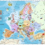 Puzzle Carte de l’Europe 200 pièces