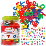 Lettres et chiffres magnétiques – alphabet 80 pcs