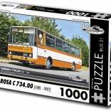 Puzzle Voitures rétro Karosa C 734 (1981–1997) – 1000 pièces