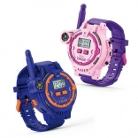 Montres avec talkie-walkie – violettes, lot de 2