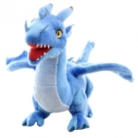 Dragon en peluche bleu 36 cm écoresponsable