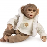 Bébé singe réaliste avec corps souple 32 cm