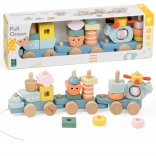 Train à tirer en bois Ocean CLASSIC WORLD – puzzle Montessori