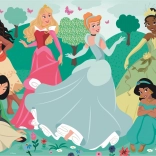 Puzzle maxi 104 pièces Disney Princesses