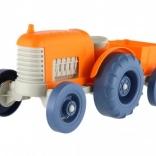 Tracteur en plastique avec remorque 31 cm