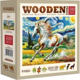 WOODEN CITY Puzzle en bois Cheval rapide 1010 pièces