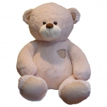 Ours en peluche Octavien crème 75 cm