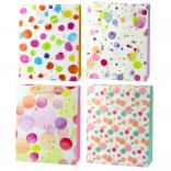 Sac cadeau Points Aquarelle Pastels