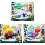 Spidey et ses amis extraordinaires – figurine avec dinosaure et accessoires