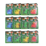 Petit dragon en caoutchouc 2-en-1 – figurine qui se replie en œuf