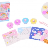 Peindre avec de la pâte à modeler Licorne – kit créatif pour enfants