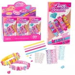 Kit DIY bracelets avec pendentifs lettres – 4 bracelets réglables