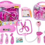 Set de médecin pour petits docteurs dans une mallette – rose, avec lumières et sons