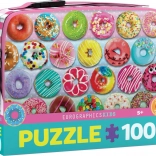 Puzzle dans un lunch bag isotherme Donuts 100 pièces EUROGRAPHICS