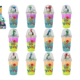 slime avec un dinosaure sympathique Slimy