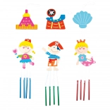 Carillons suspendus pour chambre d’enfant, lot de 3 pièces