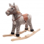 Cheval à bascule avec mélodie PlayTo, gris pommelé