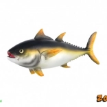 Modèle en plastique de thon rouge 12 cm