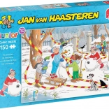 Puzzle JUMBO Jan van Haasteren Junior : Bonhomme de neige 150 pièces