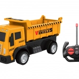 Camion benne de chantier RC télécommandé 19 cm