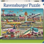 Puzzle trafic aéroportuaire XXL de Ravensburger